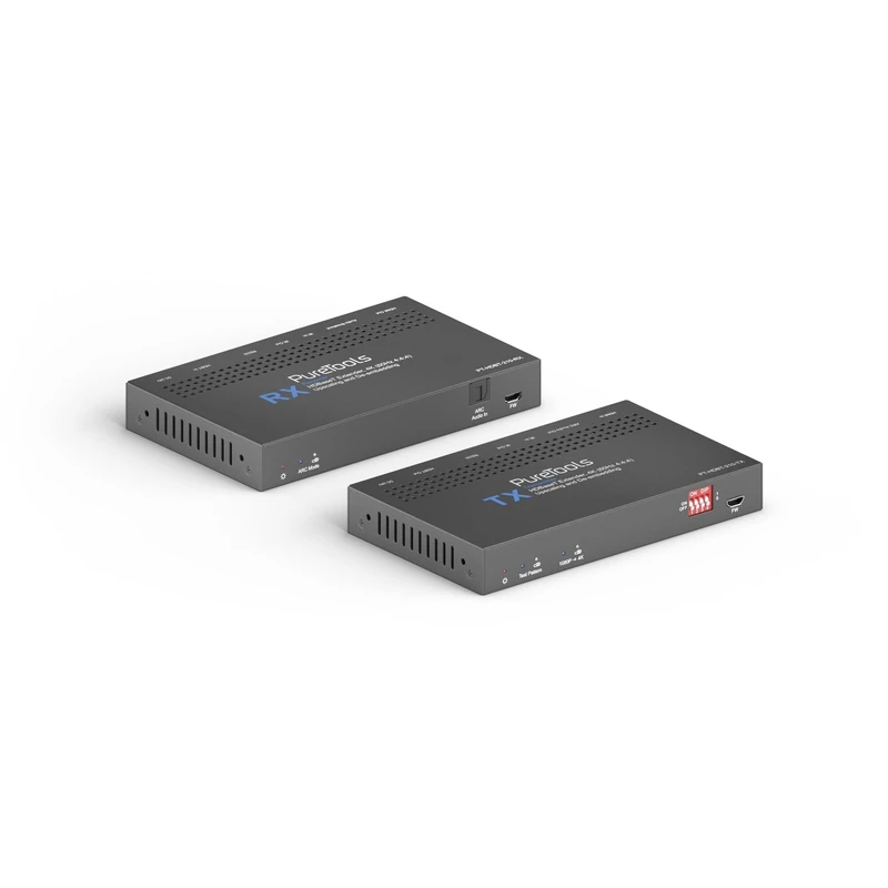 PureTools HDBT-210 4K HDBaseT HDMI Extension 18Gbbs with VLC, Arc and Scaling Technology PT-HDBT-210