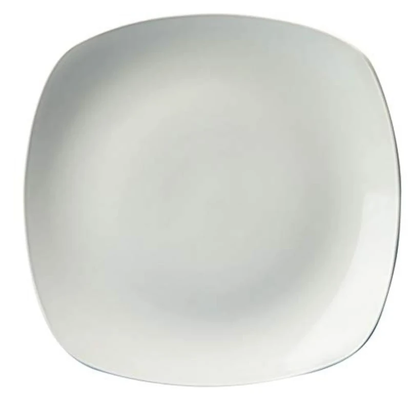 Churchill B8253 X Squared Plate, Square, White, 17cm x 17cm
