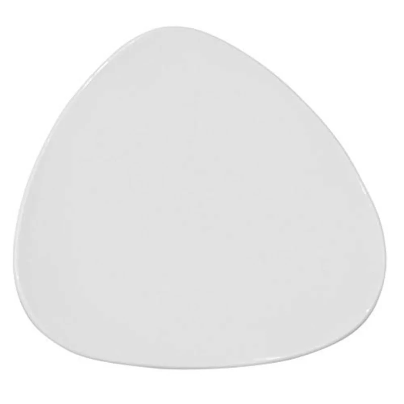 Churchill BB762 Lotus Plate Triangular White 31.1cm