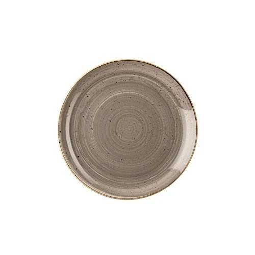 Churchill BH655PG Stonecast Peppercorn Grey Coupe Plate 21.7cm