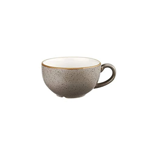 Churchill BH671PG Stonecast Peppercorn Grey Cappuccino Cup 8oz