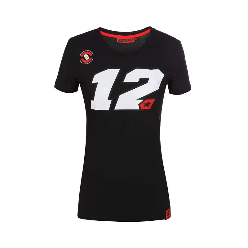 TOP Racers top Riders Official Collections 12 Vinales Women's T-Shirt Black