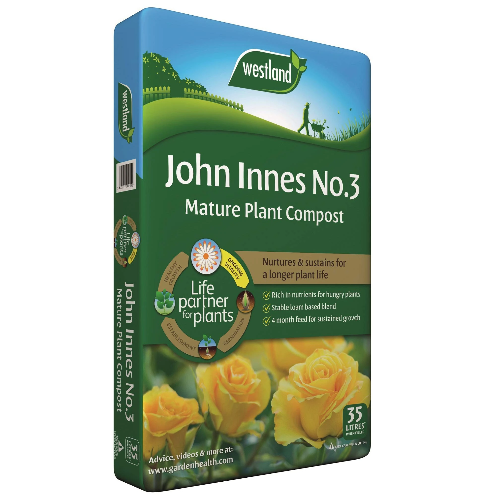 Westland John Innes Number 3 Mature Plant Compost, 35L