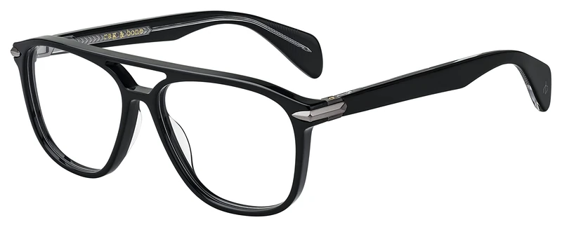 RAG & BONE Men's RNB7012 Sunglasses, Black, 54