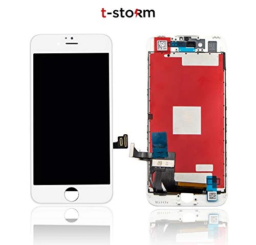 T-Storm LCD and Touch Screen Display for Apple iPhone 7 - Hybrid Model (Original LG LCD Display + Glass and Third Party Components) - White - Image 1
