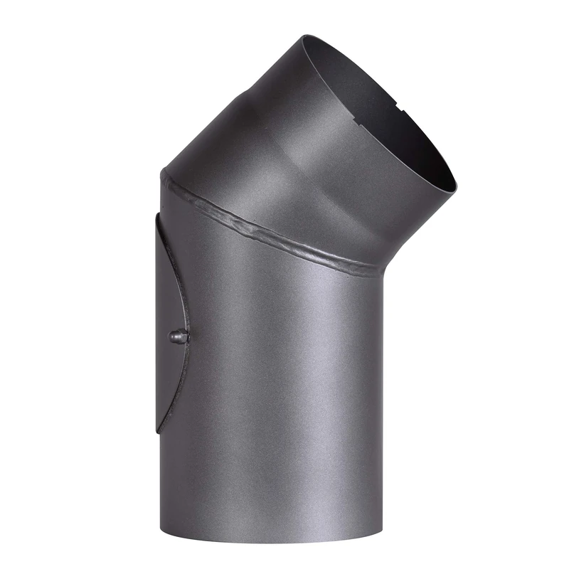 FIREFIX RD150/B4 Stove Pipe Bend Black