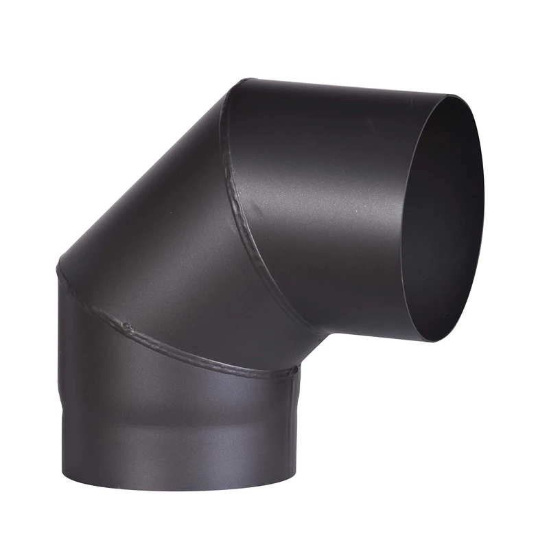 FIREFIX R180/BO Stove Pipe Bend Black
