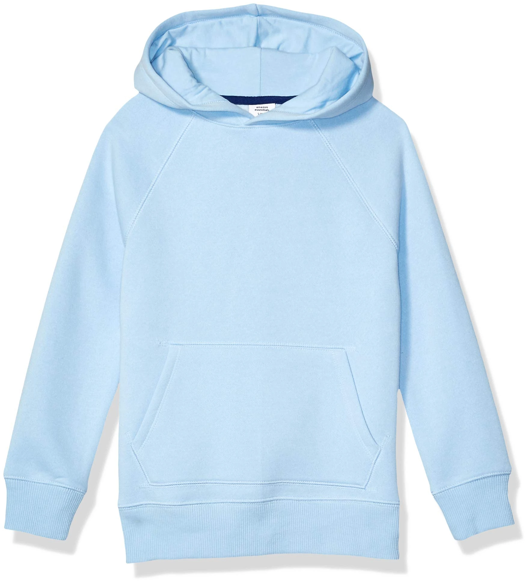Amazon Essentials Boys' Fleece Sweater Hoodie Sweatshirts, Light Blue, 5 Years