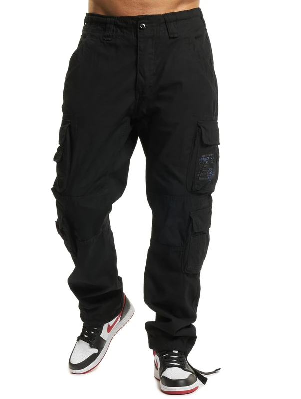 Brandit Pure Slim Fit Cargo Pants - Black - Size XL - Image 1