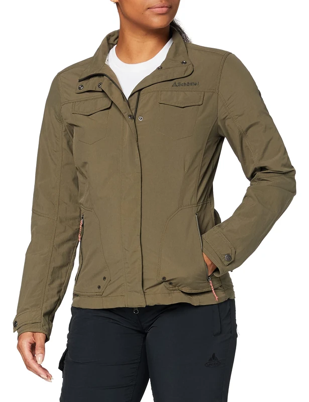 Schöffel Cannes Women's Jacket, womens, 12353, tarmac, FR : XL (Taille Fabricant : 44) - Image 1