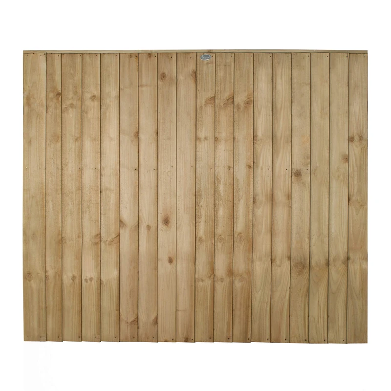 Forest Garden Forest Fence Panel, Pressure Treated, 5 feet (Pack of 4)