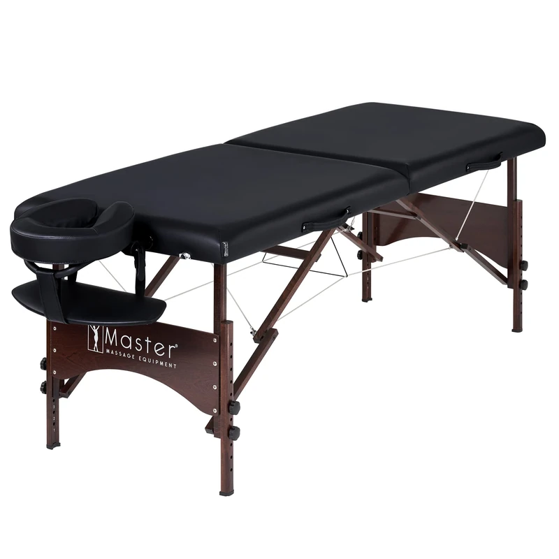 Master Massage Argo Portable Massage Table - 71cm Black