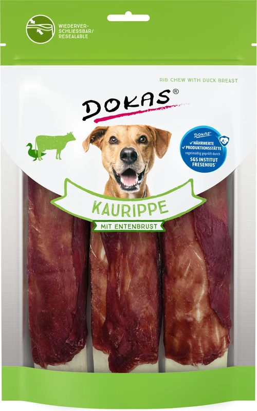 Dokas Grain Free Premium Dog Chew Snack - Ideal for Large Dogs, 210 g (Pack of 10)