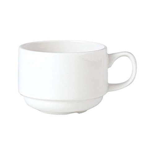 Steelite B6610 Simplicity Slimline Cup White Stackable 20cl