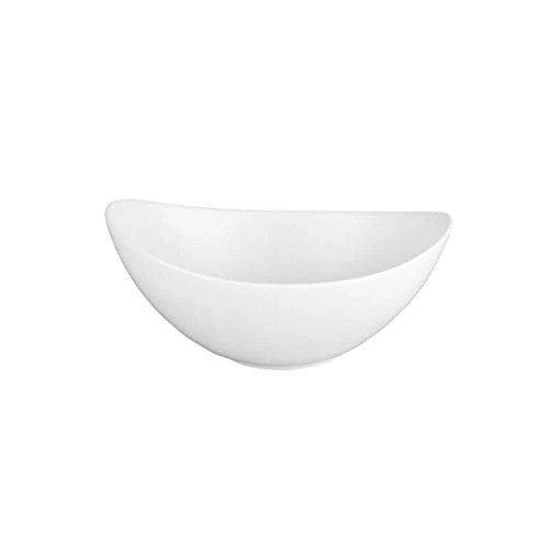 Churchill BC395 Moonstone Bowl Oval White 11 x 14cm 28.5cl