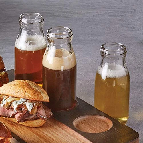 Steelite V7110 Glass Milk Bottle, 8oz