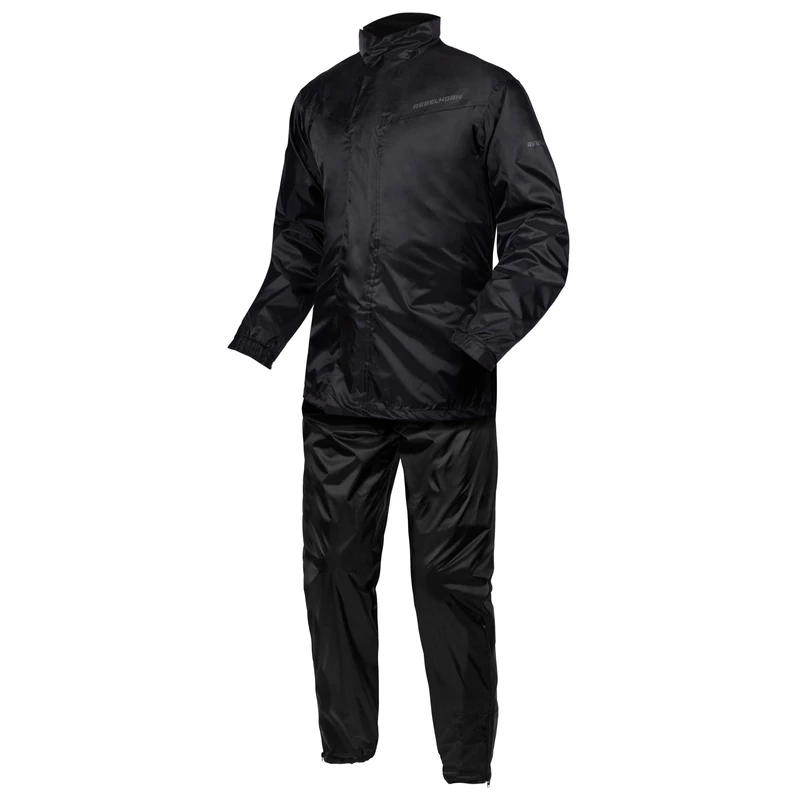 REBELHORN Two-Piece Waterproof Suit Rain Black Xxs