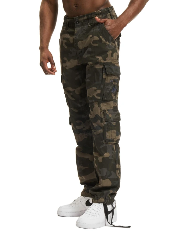 Brandit Pure Slim Fit Pants, color: darkcamo, size: 3XL