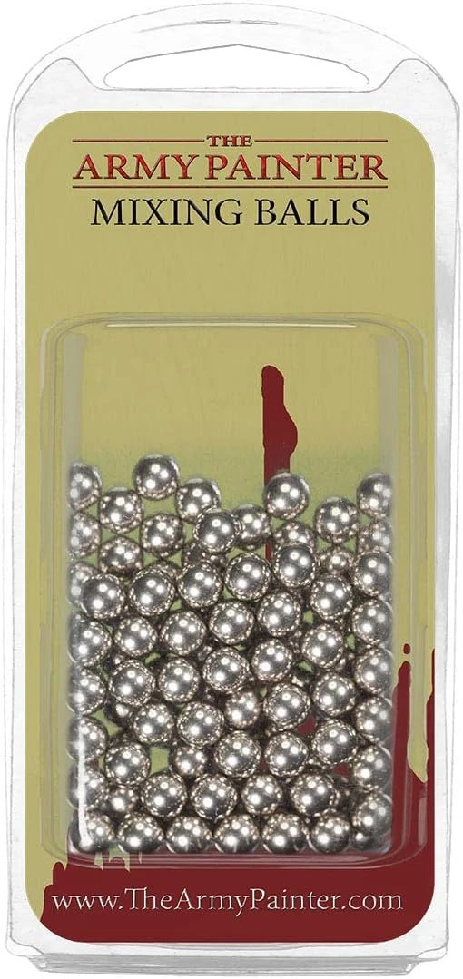 The Army Painter Paint Mixing Balls - Rust-proof Stainless Steel Paint Mixing Balls for Model Paints - Stainless Steel Mixing Agitator Balls and Paint Balls, 5.5mm/apr. 0.22”, 100 Pcs