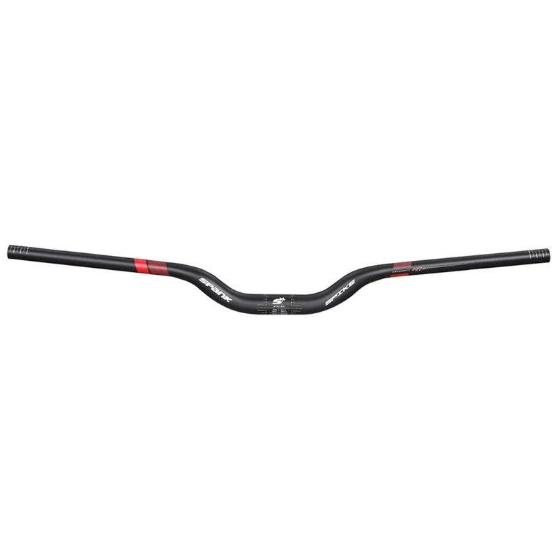 Spank Spike 800 Vibrocore, Rise 50 mm, 31.8 mm Unisex Adult Hanger, Black/Red, 50R