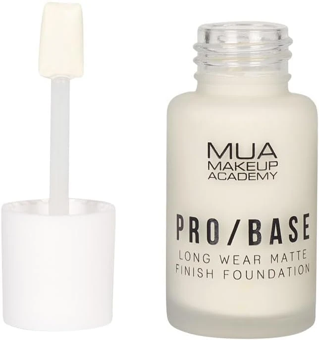 MUA Makeup Academy Pro/Base Full Coverage Long Wear Matte Finish Foundation, Shade #100, 30 ml - Vegan & Cruelty Free