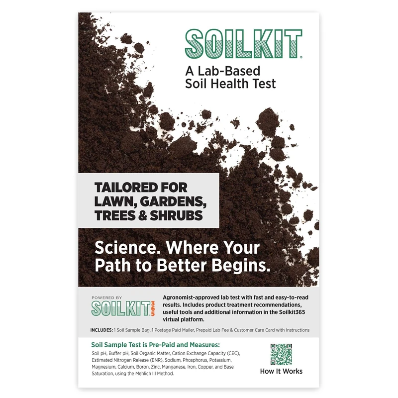 Soil Kit Soil Test Kit -Discover Your Lawn and Garden Fertility with PH Meter, Moisture, Nutrient and Mineral Analysis. Savvy Results Provide Custom Fertilizer Prescription for Your Yard and Grass - Image 1