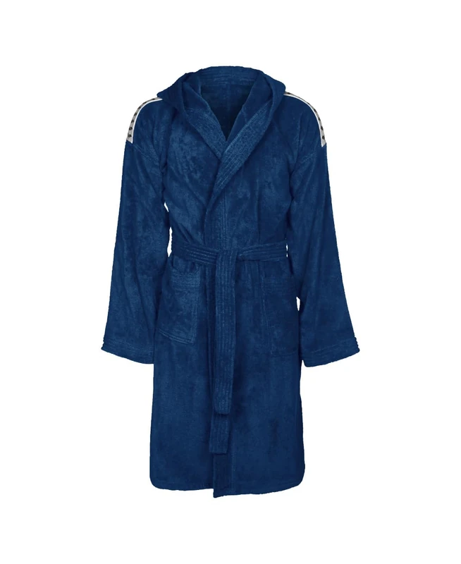 Arena Core Soft Men's and Women's Cotton Bathrobe, Cotton Bathrobe with Hood and Pockets, Unisex Terry Cloth Bathrobe, Comfortable and Lightweight