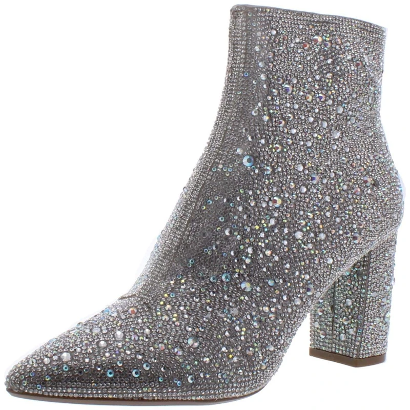 Betsey Johnson Women's Sb-Cady Ankle Boot, Rhinestone, 5.5 UK