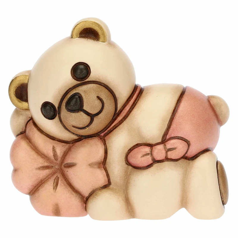 THUN - Teddy with four-leaf clover Lei