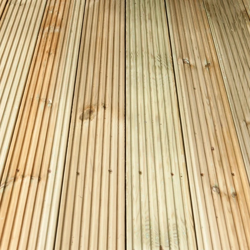 Forest Garden Forest Deck Board, Pressure Treated, 2.4 m / Pack of 10