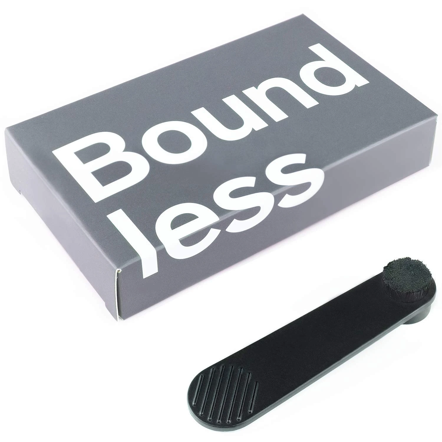 Boundless Audio Vinyl Record Cleaning Kit - 2-in-1 Vinyl Cleaning Kit Includes Carbon Fiber Stylus Cleaner Brush & Storage Box