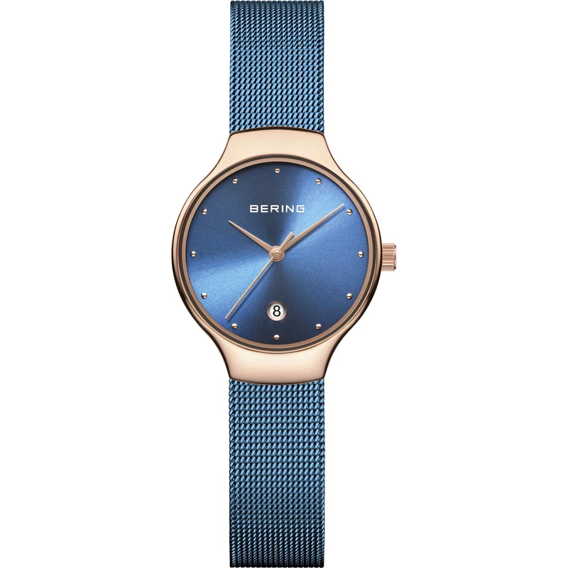 BERING Women Analog Quartz Classic Collection Watch with stainless steel Strap and Sapphire Crystal 13326-368