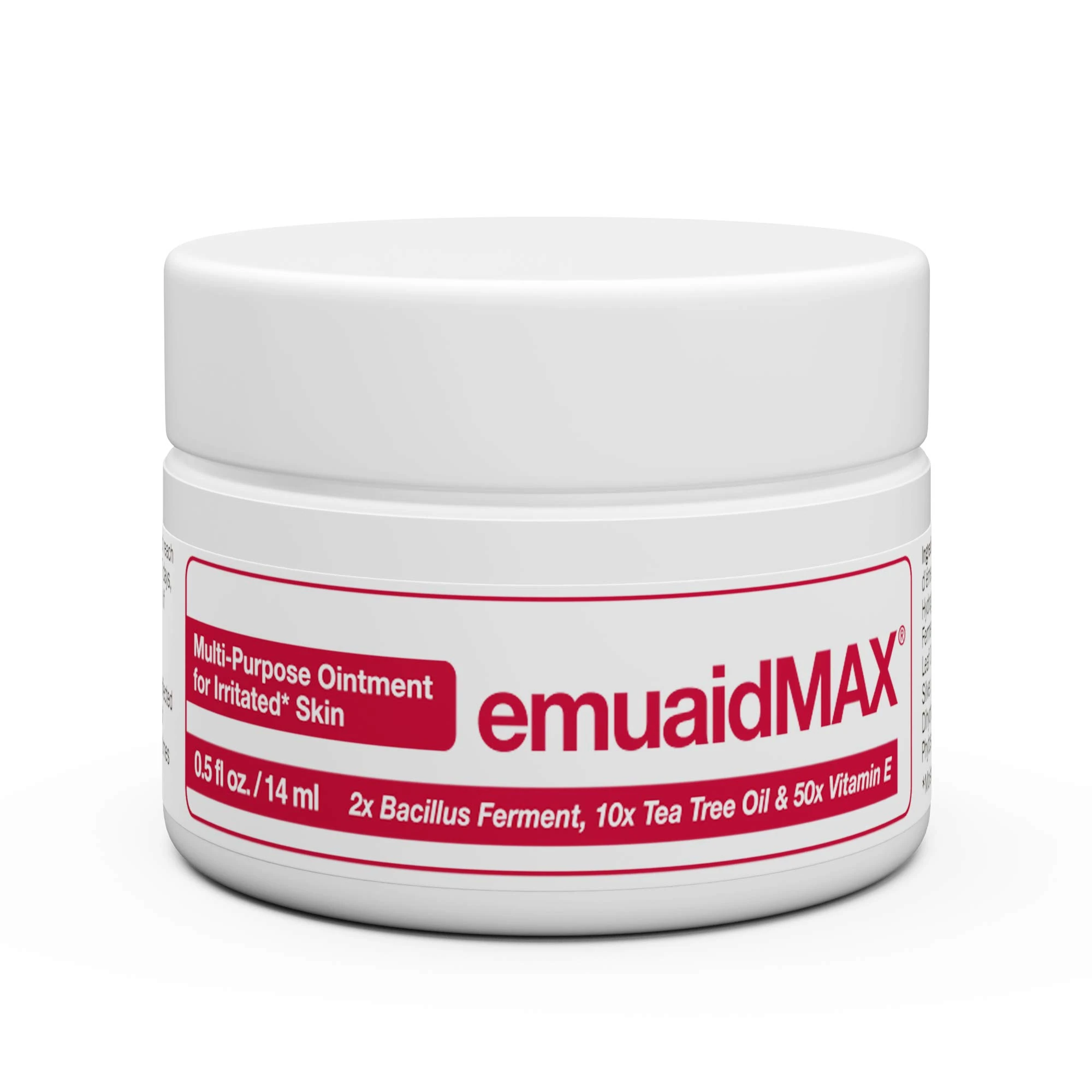 emuaid EMUAIDMAX Ointment for Itchy Skin, Maximum Strength Treatment for Athlete's Foot, Psoriasis, Jock Itch, Rash, Eczema, Cold Sores, Blisters, and Yeast Infection, 0.5oz