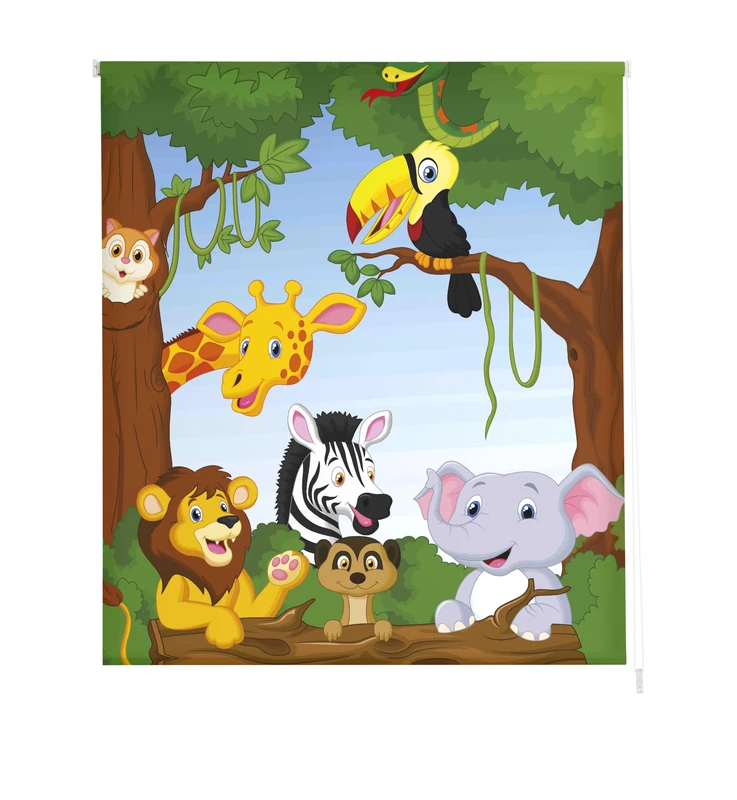 Estoralis | Kids | Roller Blind Modern Design | Translucent Digital Print | Model I-3097 | 150 x 180 cm (W x H) Fabric Size 147 x 175 cm | Blinds for Windows and Doors