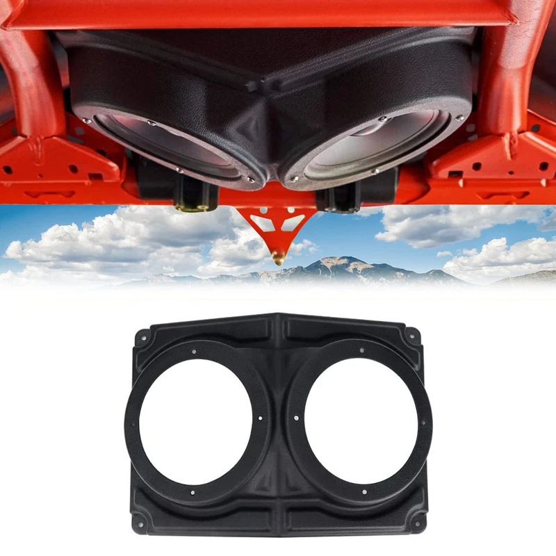 KEMIMOTO UTV Speaker Pod Enclosure, Universal 6.5" Speaker Systems Hard Roof Accessories Compatible with Polaris RZR, Can Am X3, Cart, UTV - Image 1