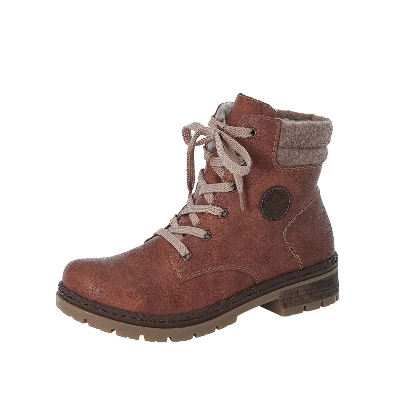 Rieker Herbst/winter, Women’s Ankle boots, Brown (nuss-antik/kastanie/wood / 22 22), 3.5 UK (36 EU)