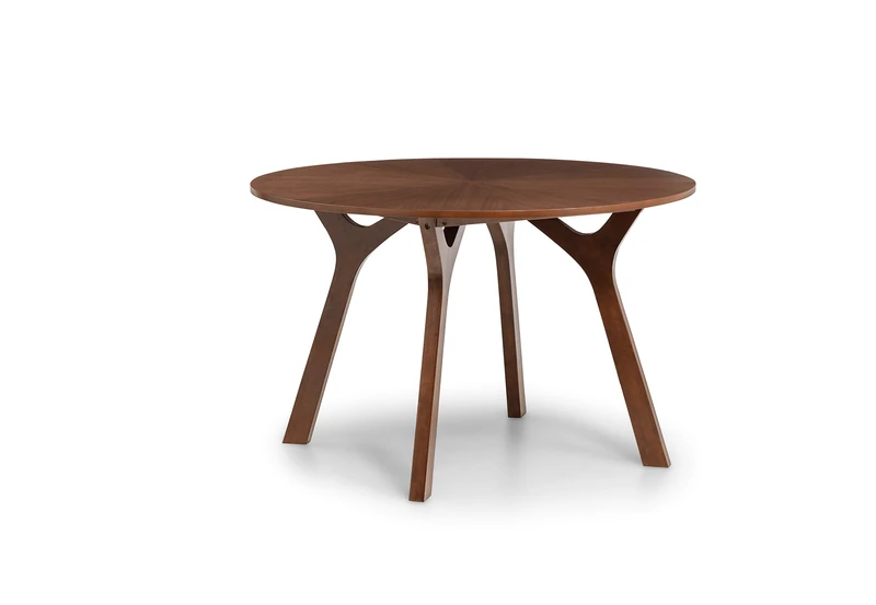 Julian Bowen Huxley Round Table - Walnut Dining Tables