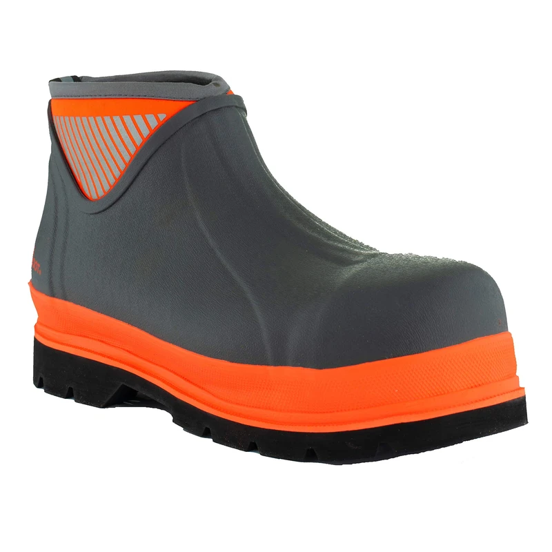 Brightboot Hi Vis Waterproof Safety Boots (10 UK, Orange)