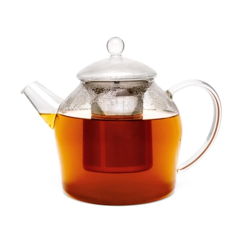 BREDEMEIJER Tetera Minuet Santee vidrio y filtro inox 1.2L, 143x223x173 - Image 1