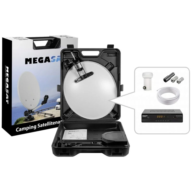 Megasat 9101628 HD 6000 Camping Satellite System with Receiver
