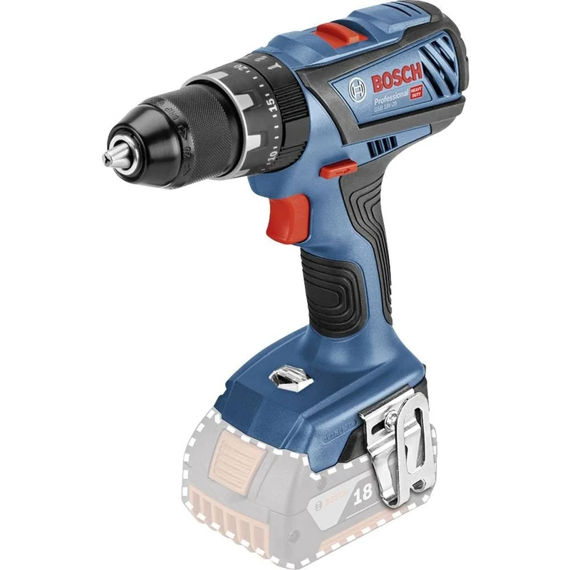 Bosch Professional 18V System Cordless Combi Drill GSB 18V-28 (incl. L-BOXX, Without Battery/Charger)