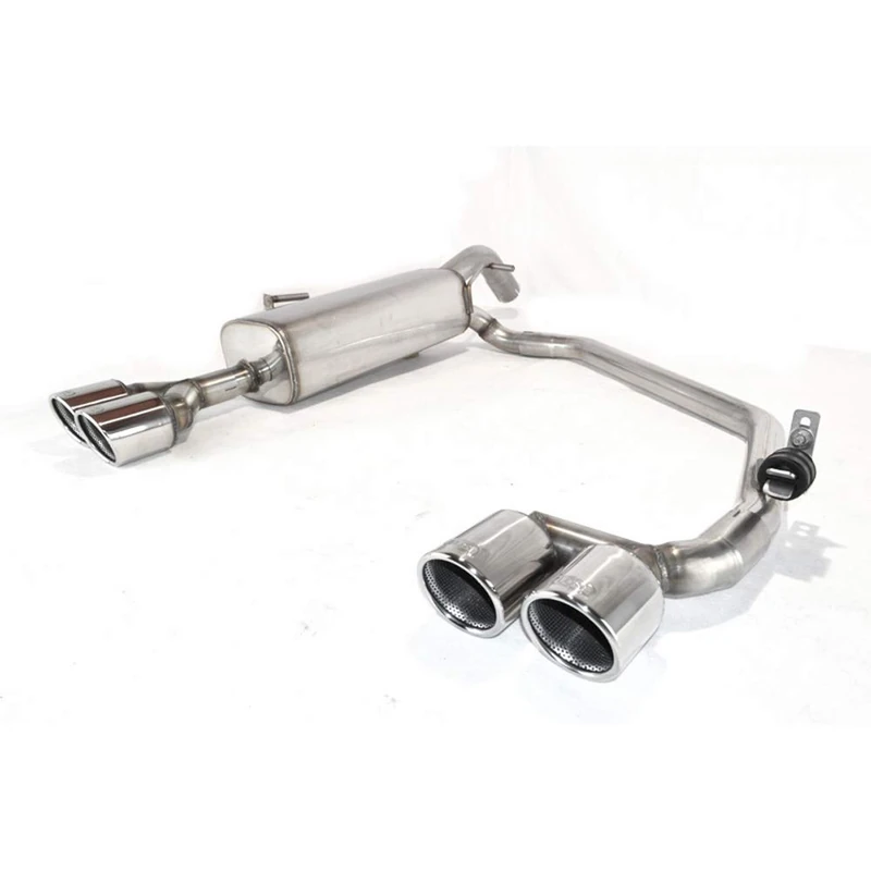 Ulter Sport Double stainless steel sport exhaust compatible with Peugeot RCZ 1.6THP 115kW/1.6THP 147kW/2.0 HDI 120kW 2010-2012 2x 90mm