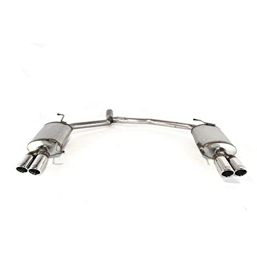 Ulter Sport Double stainless steel sport exhaust compatible with Audi A5 Coupe 2.0TDi 125kW 2008-2011 2x 70mm