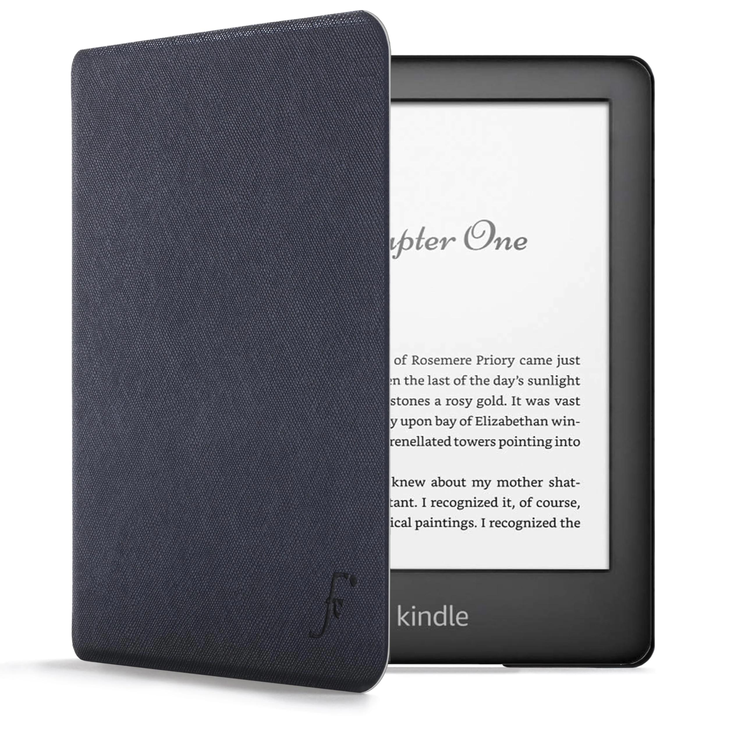 Forefront Cases Case for Amazon Kindle 6" (10th Generation - 2019 Model) - Navy Blue - Slim, Light & Protective, Smart Auto Sleep-Wake Function Cover for Kindle 6"