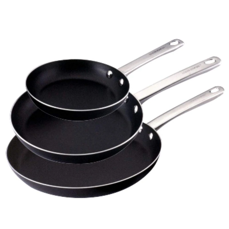 Faberware Kitchen Ease Triple Pack Frypans-20/24/28cm, Aluminium
