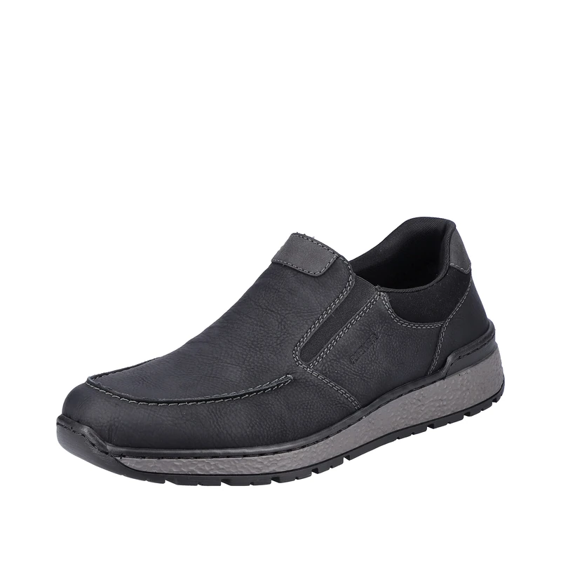 Rieker Herbst/winter, Men’s Loafers, Black (Schwarz/Schwarz/Schwarz 00), 9 UK (43 EU)