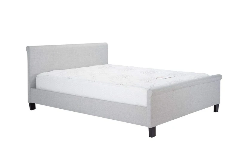 Birlea, 135cm Stratus Fabric Bed, Grey