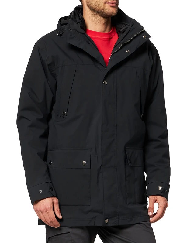 Bermudes Men's Veste Sympatex Harbourg Jacket, Black (Noir 153), Large