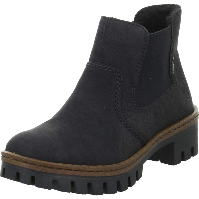 Rieker Herbst/Winter, Women’s Chelsea Boots, Black (Schwarz/Schwarz / 01 01), 8 UK (42 EU) - Image 1