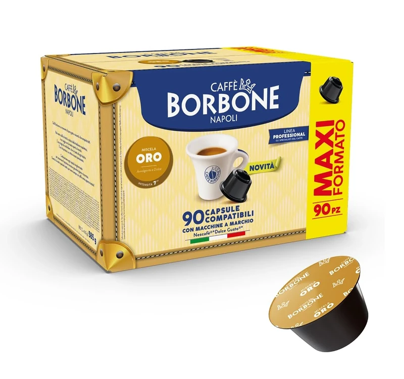 Caffè Borbone Gold Coffee Blend - 90 capsules - Compatible with Nescafè®* Dolce Gusto®* Coffee Machines